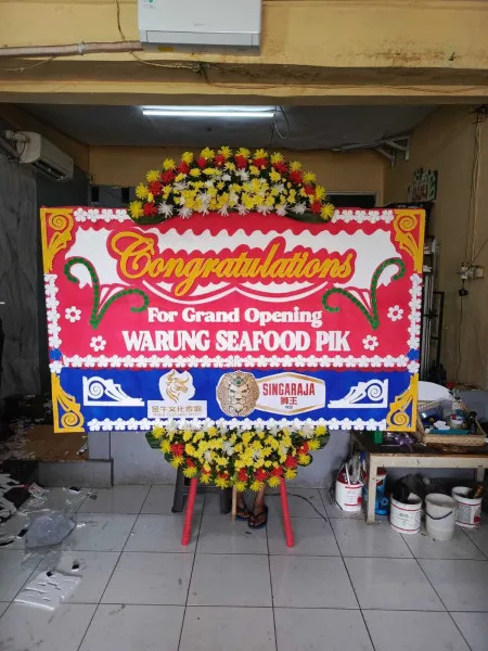 Papan Bunga Ucapan Selamat Petompon Gajahmungkur